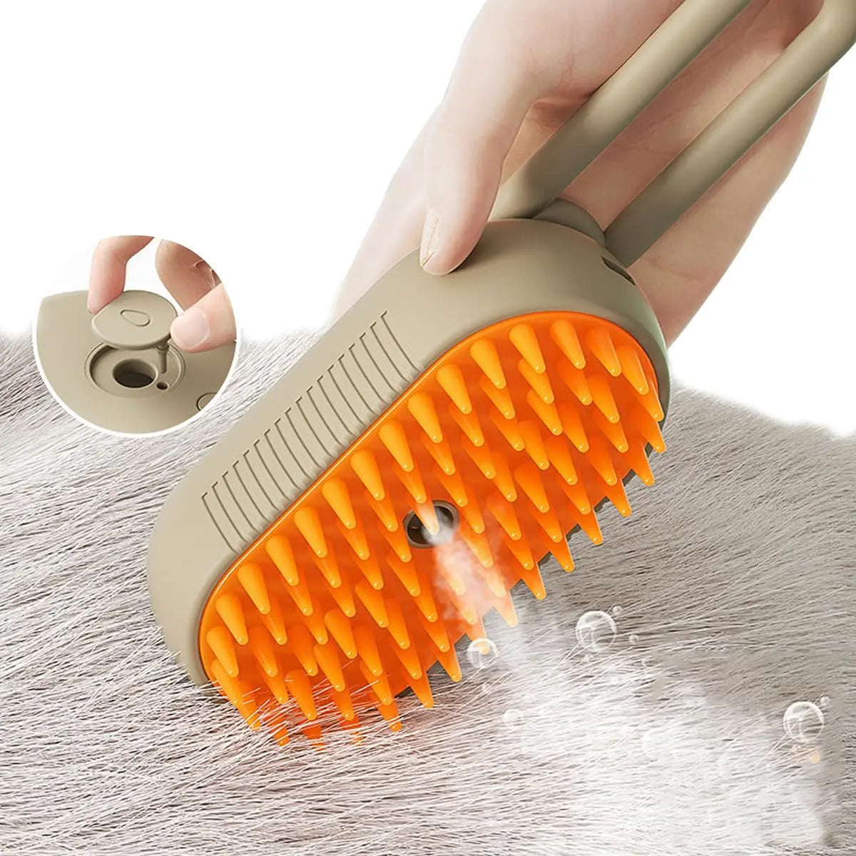 3-in-1 Steam Grooming Brush