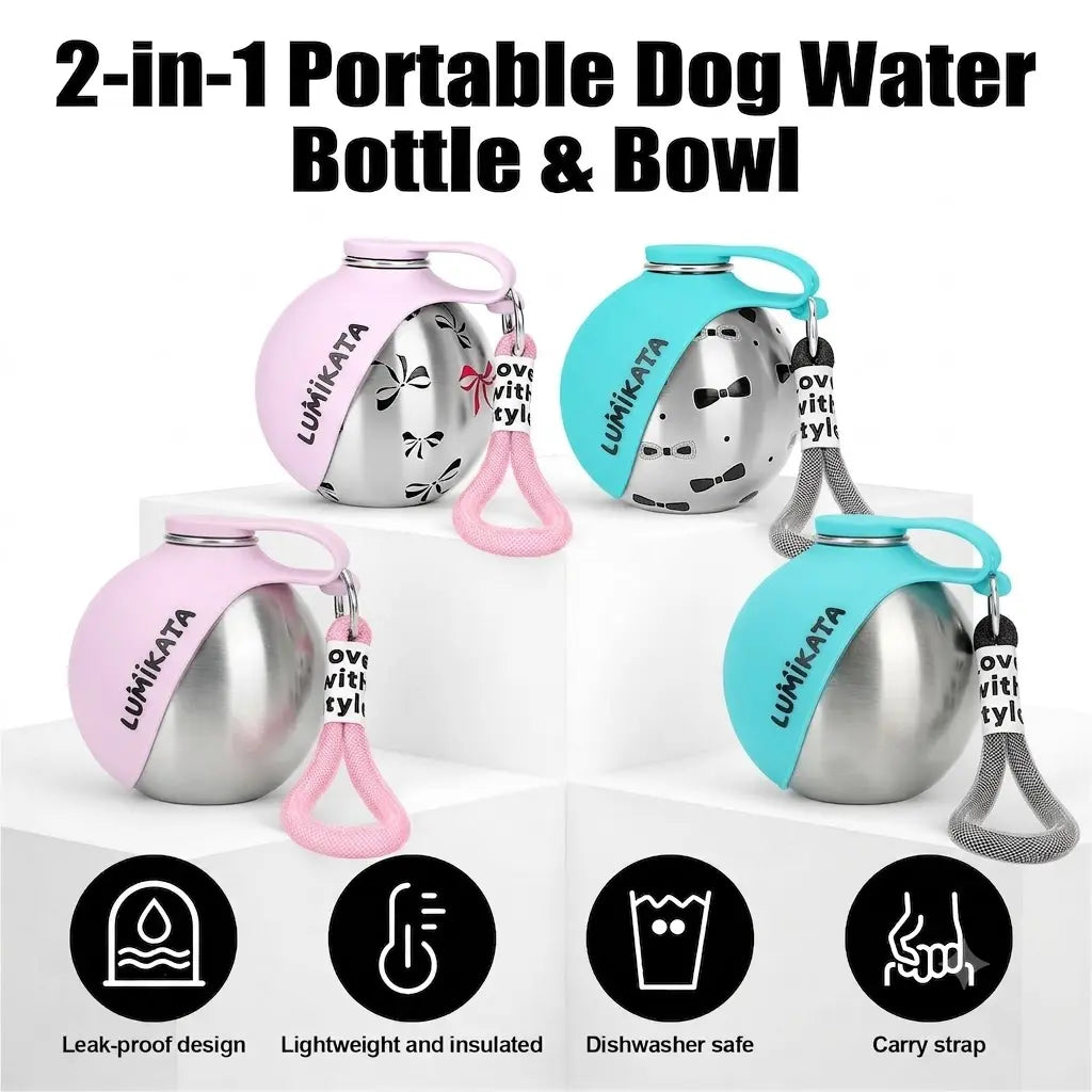 PawSip Portable Water Bottle