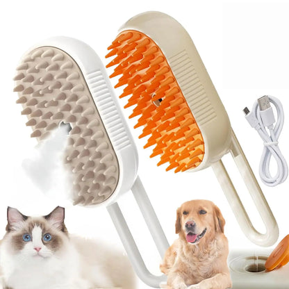 3-in-1 Steam Grooming Brush