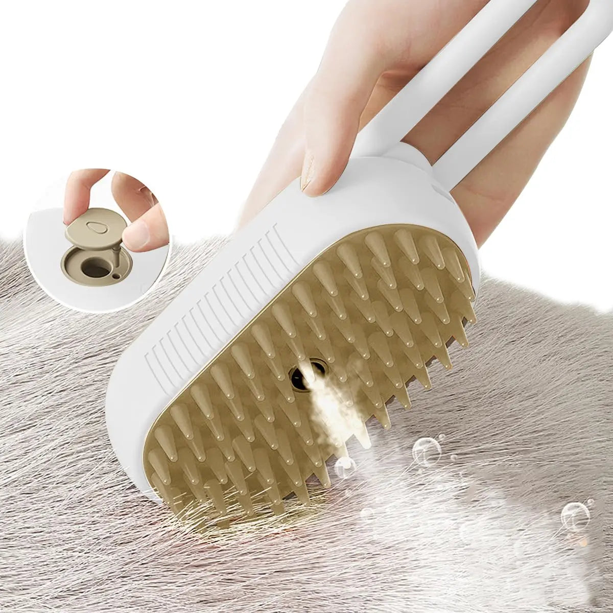 3-in-1 Steam Grooming Brush